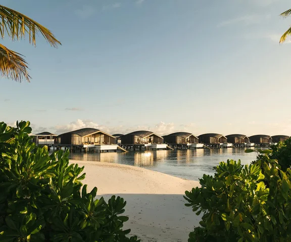 Maldives overwater villas